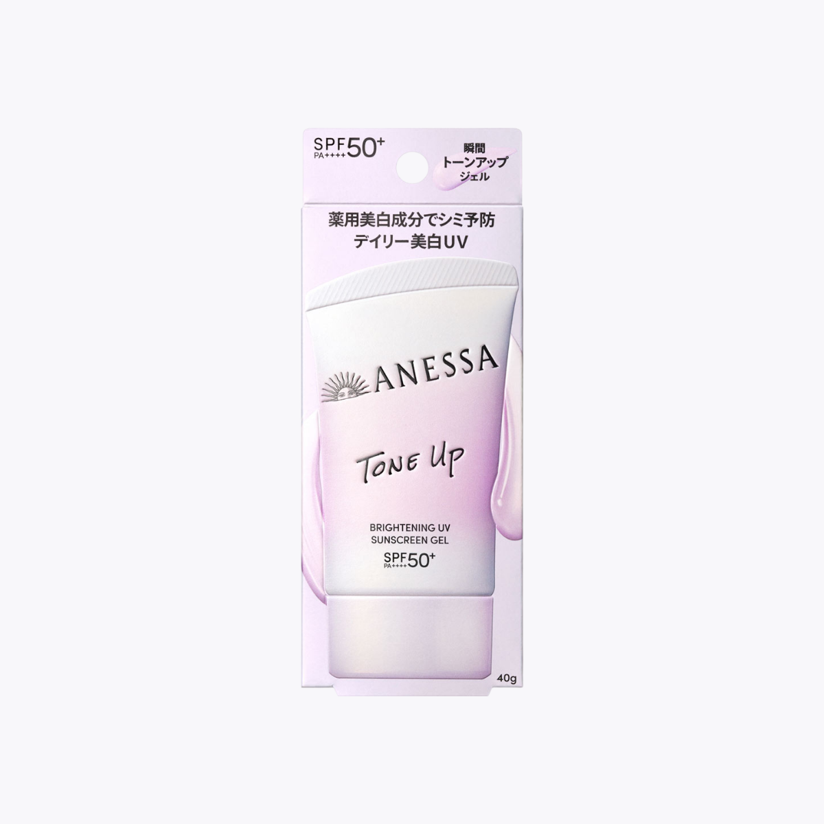 【醫藥部外品】資生堂 ANESSA 安耐曬 美肌潤色防曬水凝乳 SPF50+ PA++++ 防水★ 臉部・身體用 白花香 40g