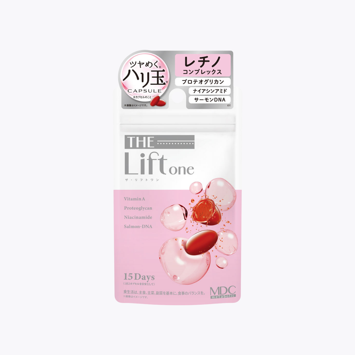 【營養輔助食品】Metabolic The Lift One 視黃醇複合配方菸鹼醯胺膠囊 30粒 15日分