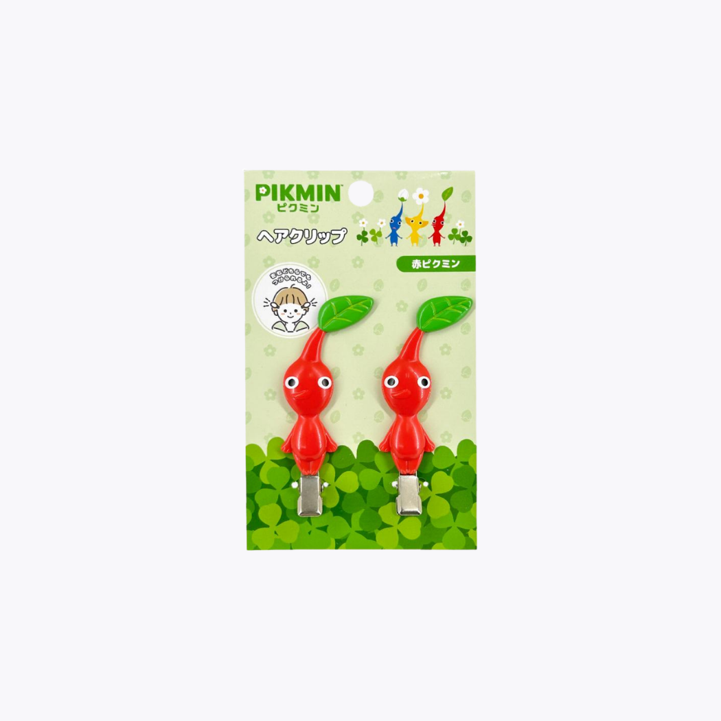SUNART PIKMIN 皮克敏可愛髮夾 紅色皮克敏 2入