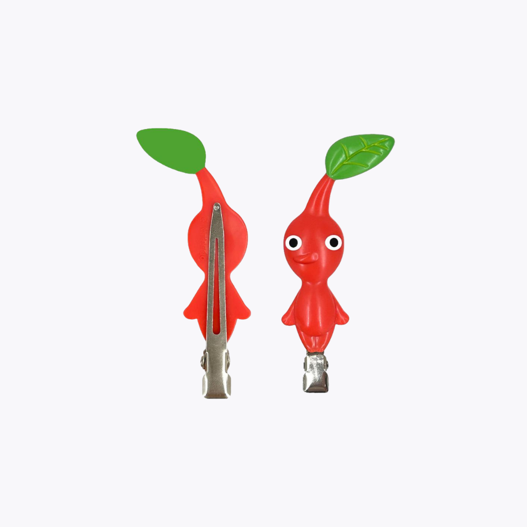 SUNART PIKMIN 皮克敏可愛髮夾 紅色皮克敏 2入