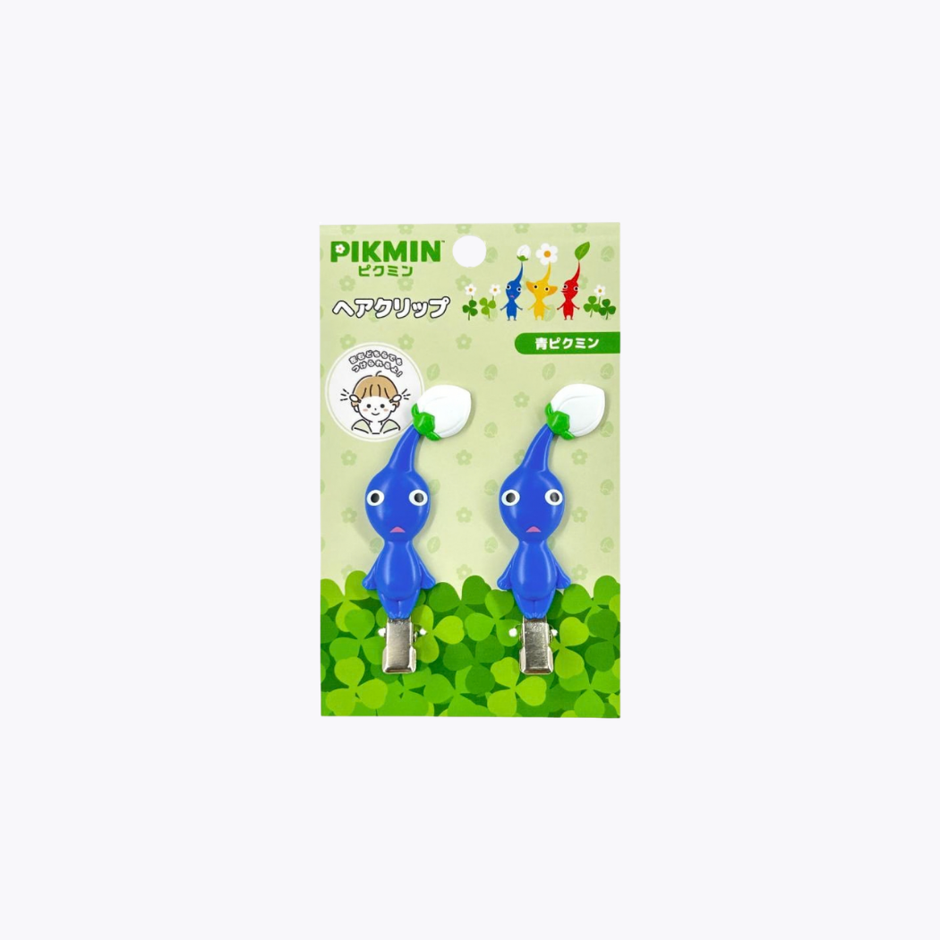 SUNART PIKMIN 皮克敏可愛髮夾 藍色皮克敏 2入