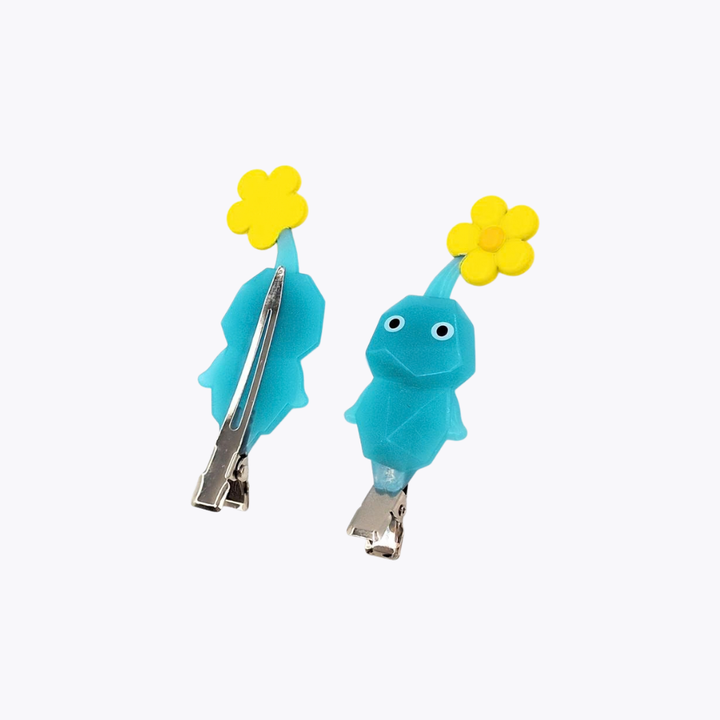 SUNART PIKMIN 皮克敏可愛髮夾 冰凍皮克敏 2入