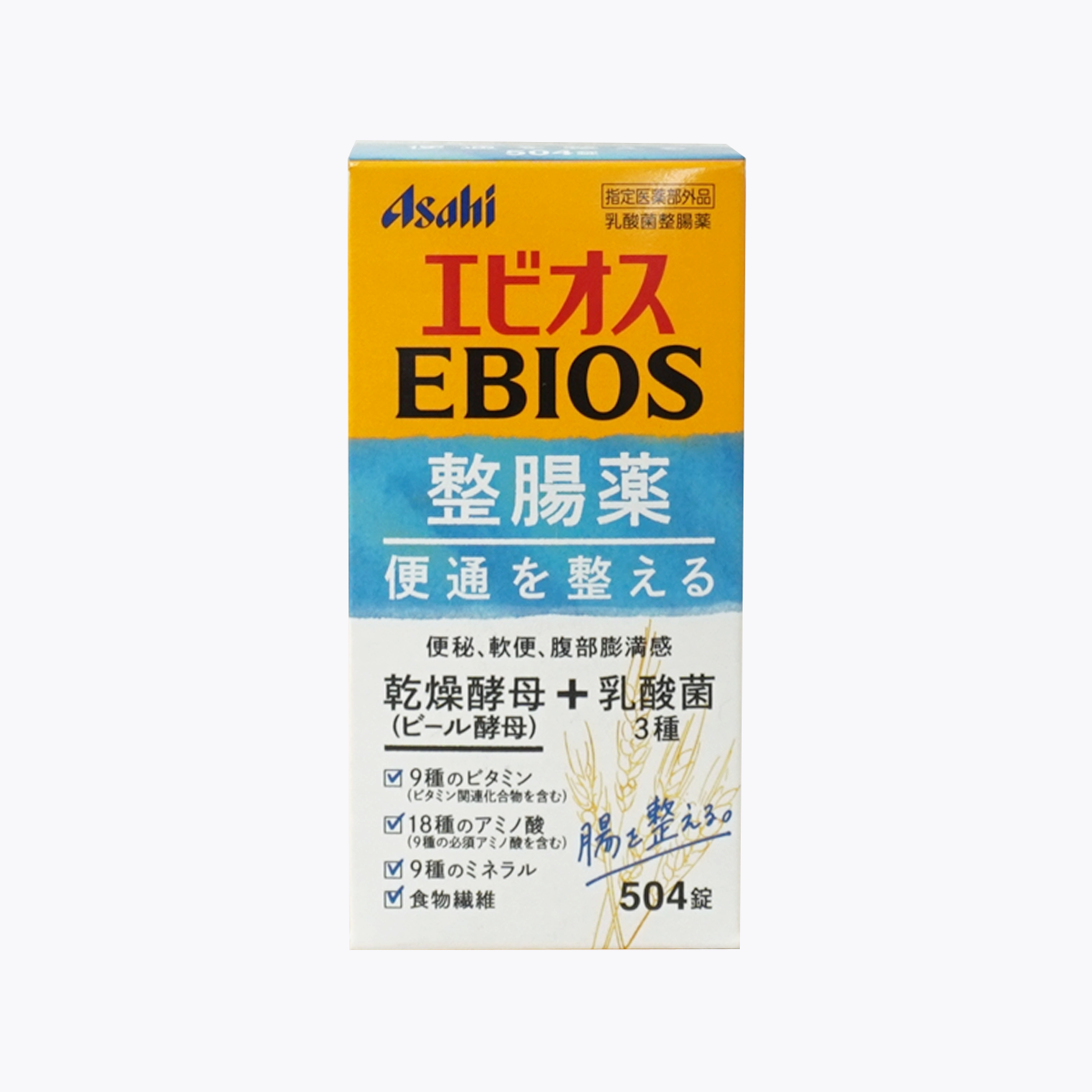 【指定醫藥部外品】朝日ASAHI 愛表斯錠 Ebios 啤酒 酵母 乳酸菌 整腸藥 504錠