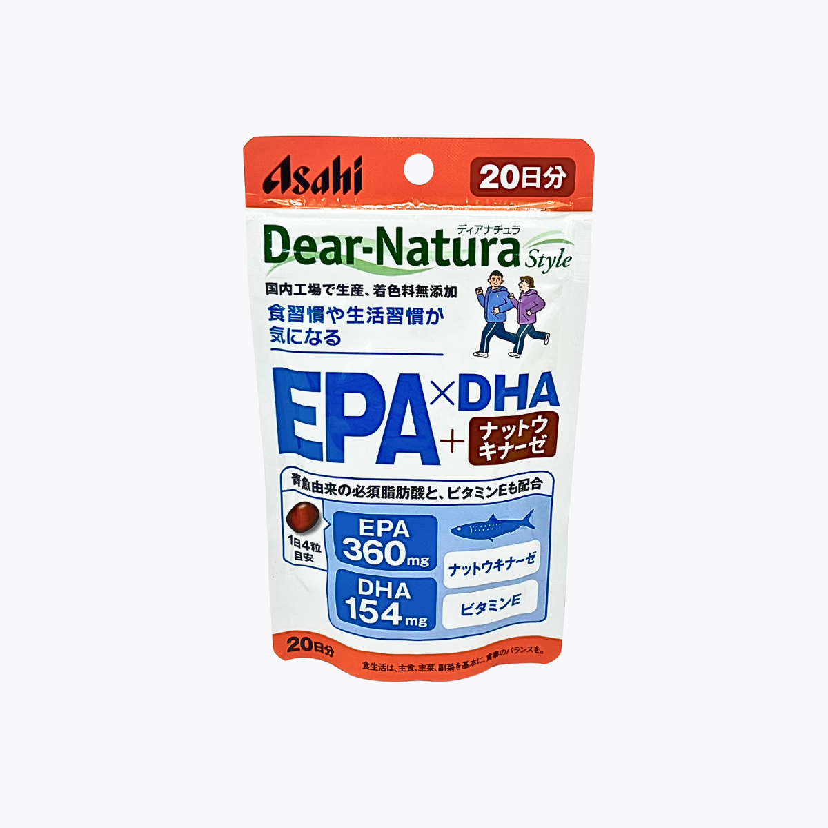 Asahi 朝日 Dear-Natura Style EPA×DHA 80粒 20日分