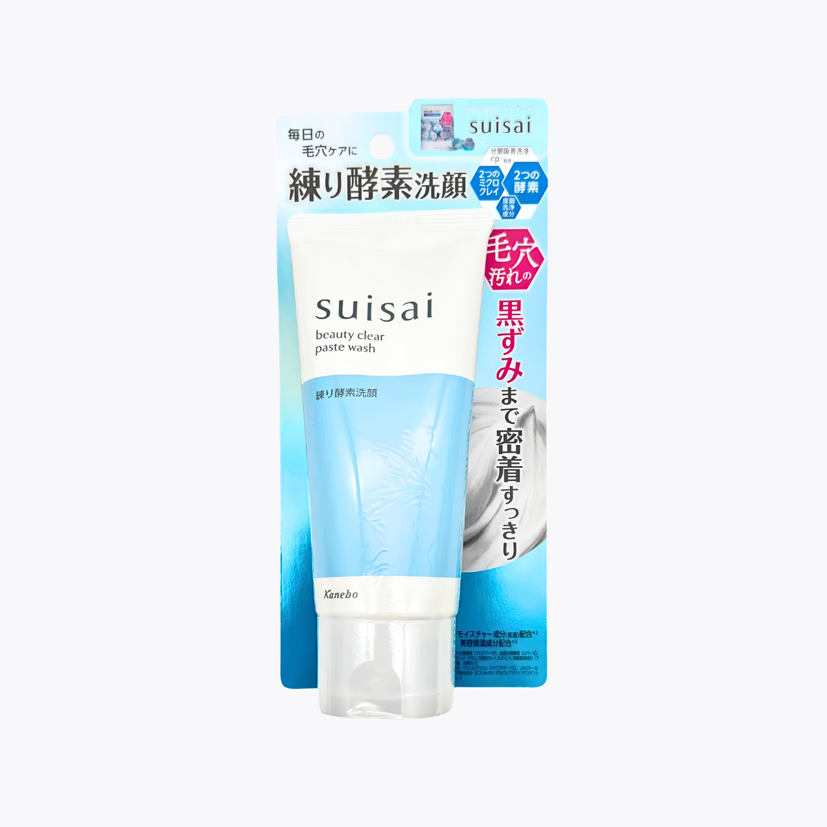 佳麗寶 suisai 淨透亮采洗顏膏 毛孔護理 清新綠意花香 120g