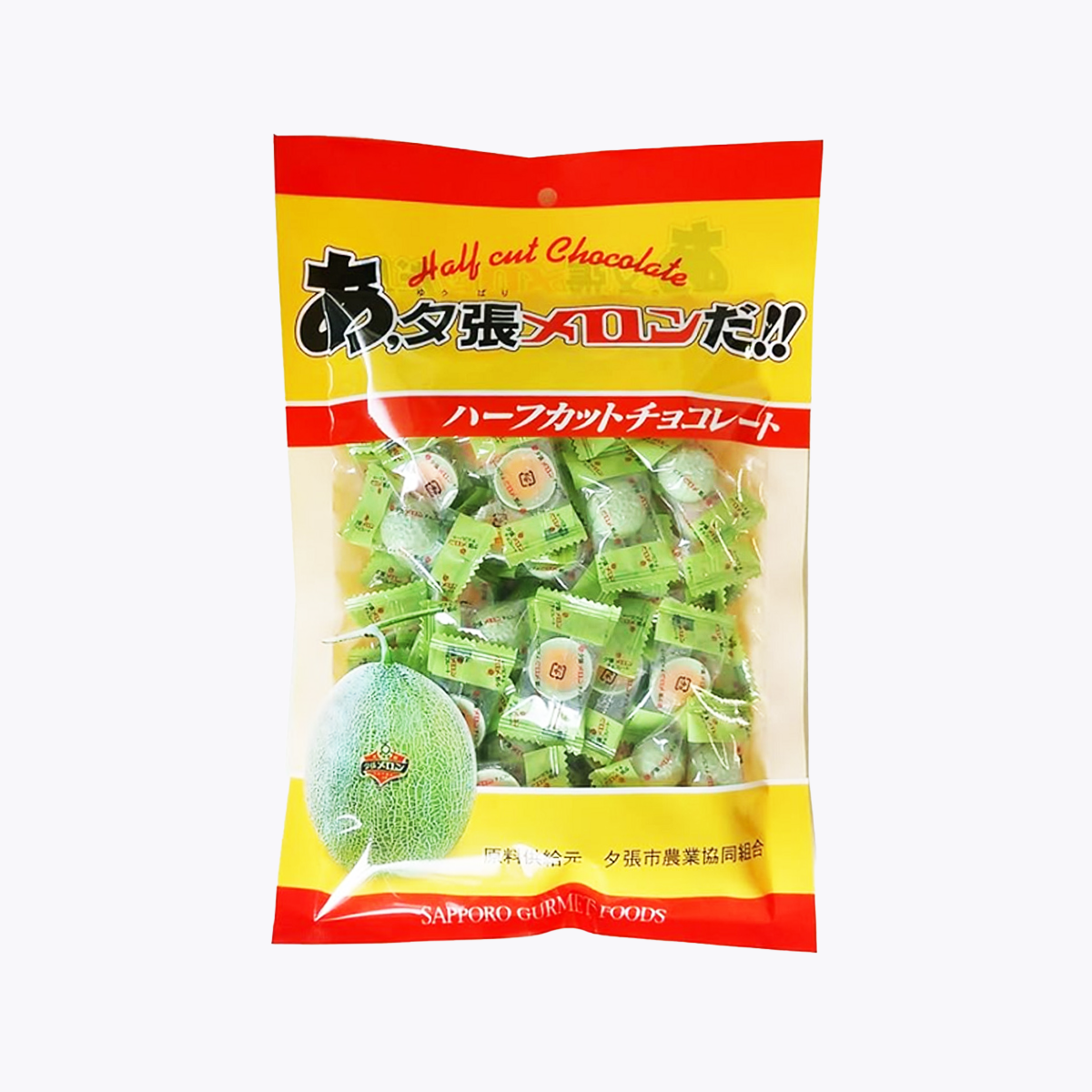 夕張哈蜜瓜半月型巧克力球 250g