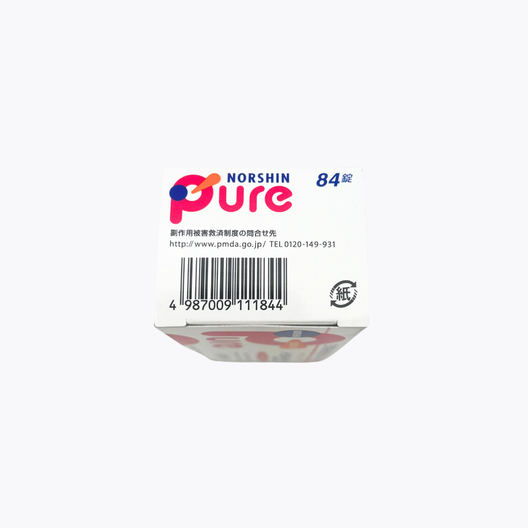 【指定第2類醫藥品】ARAX Nosin Pure 生理痛 頭痛 84錠
