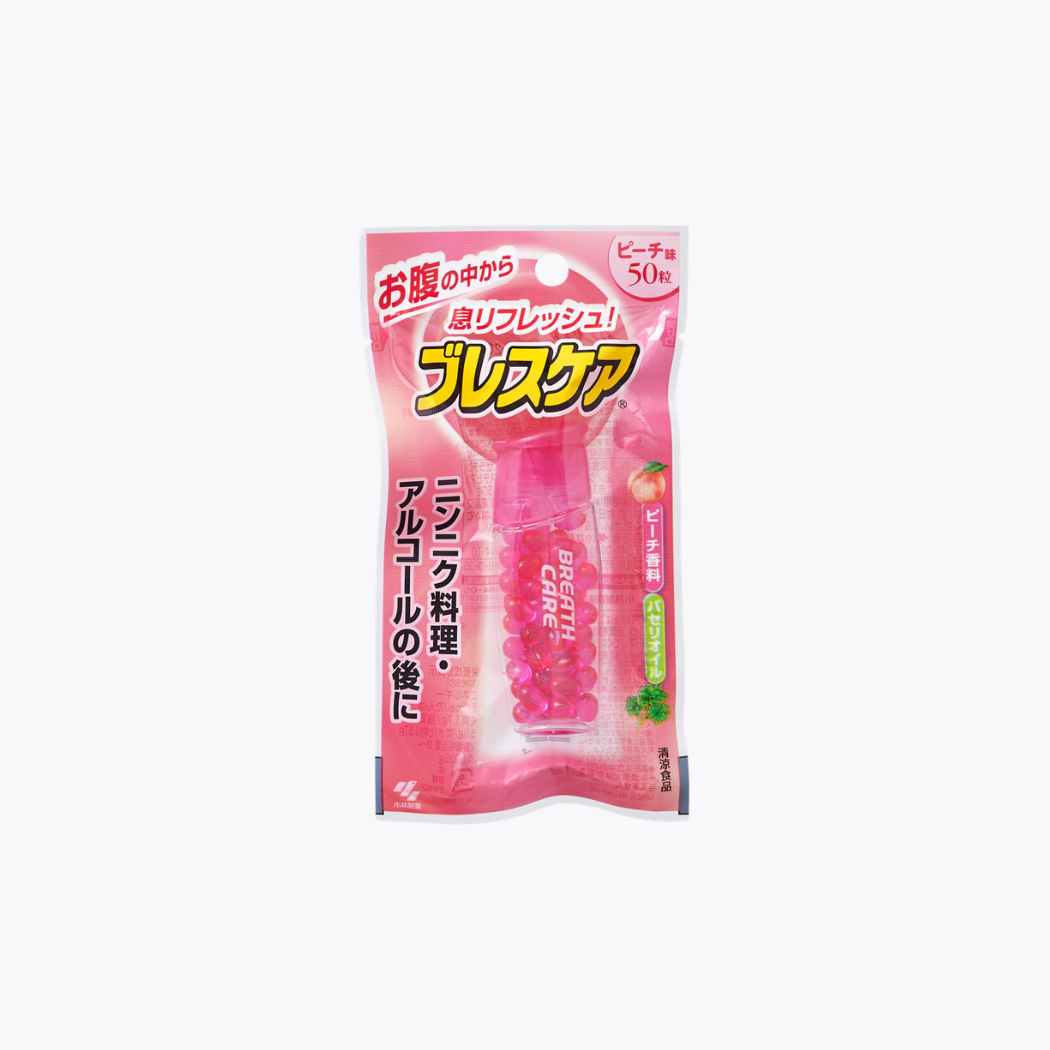 小林製藥 Breath Care 口氣清新膠囊 水蜜桃 50粒