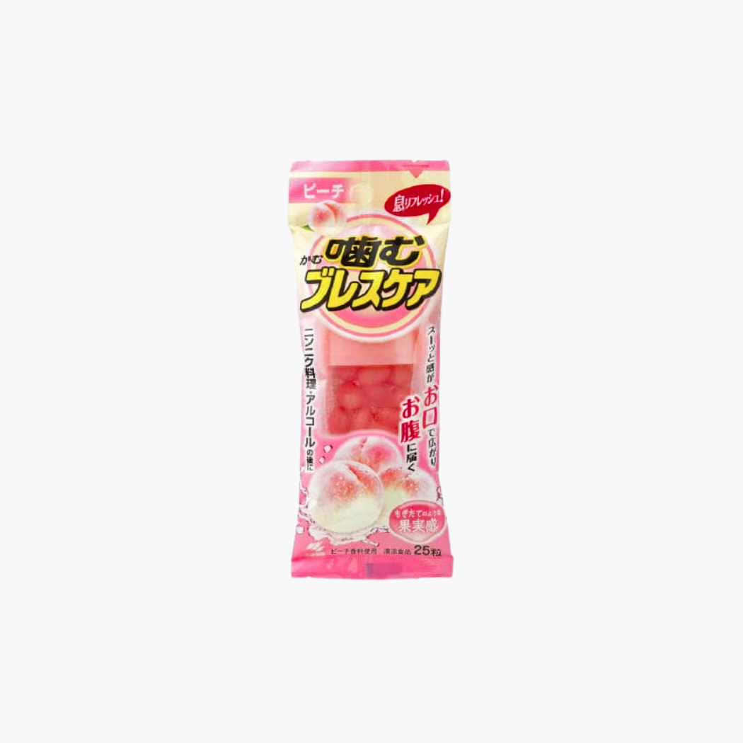 小林製藥 嚼嚼 Breath Care 口氣清新軟糖 水蜜桃 25粒