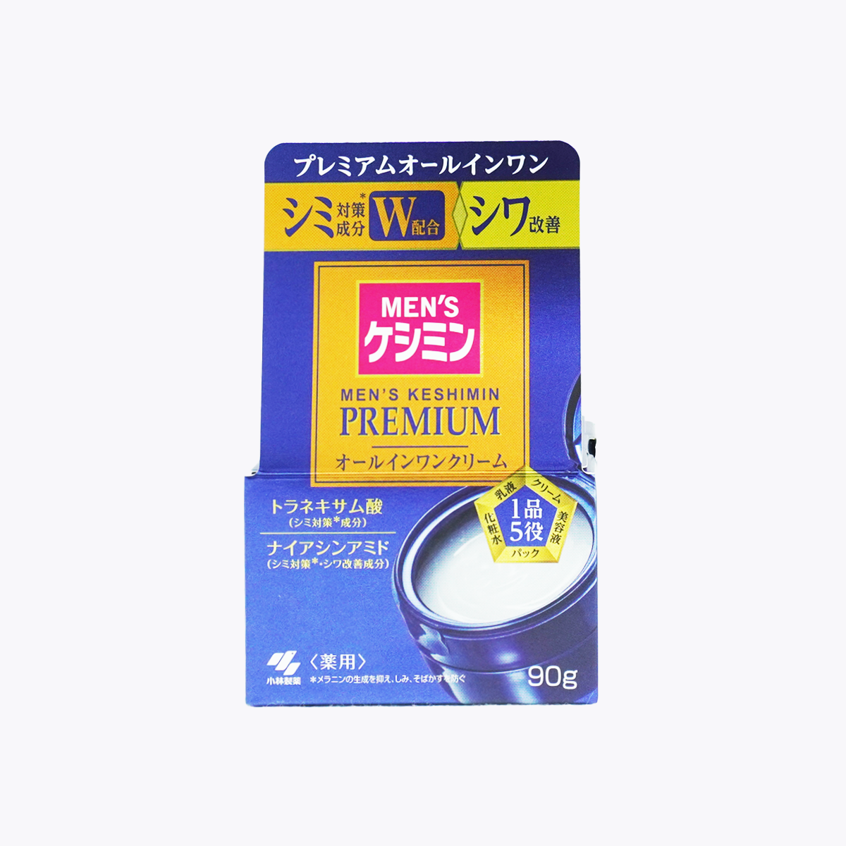 【醫藥部外品】小林製藥 男士 Keshimin Premium 藥用乳霜 all in one  90g