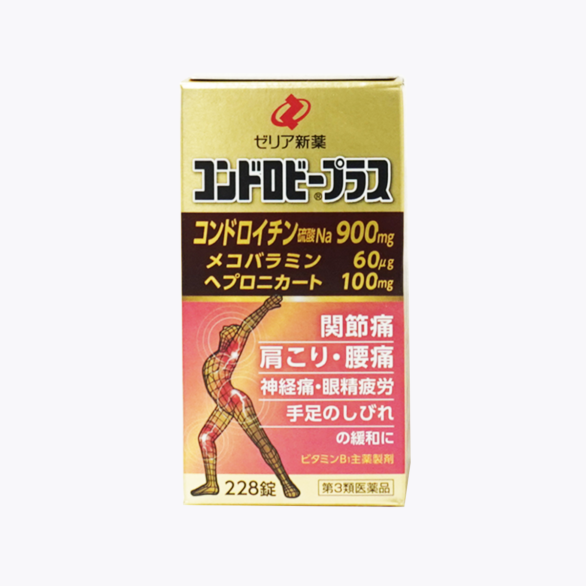 【第2類醫藥品】ZERIA新藥 硫酸軟骨素 Chondrobe plus 228錠 38日分