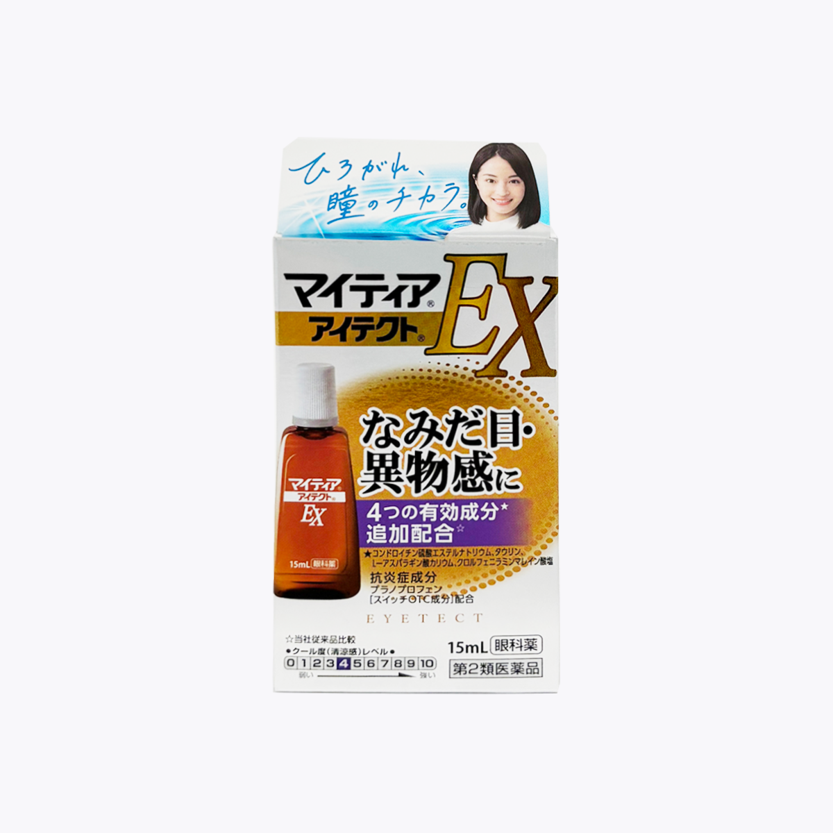 【第2類醫藥品】第一三共 Mytear Eyetect EX 淚眼/異物感/止癢/角膜保護 眼藥水 15ml