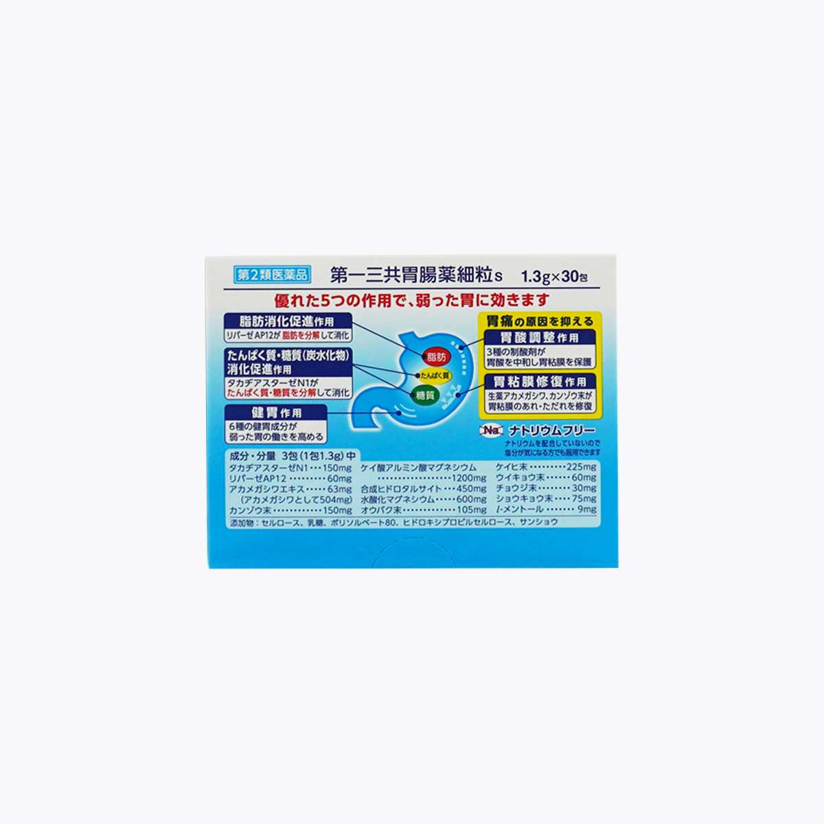 【第2類醫藥品】第一三共胃腸藥 細粒 30包