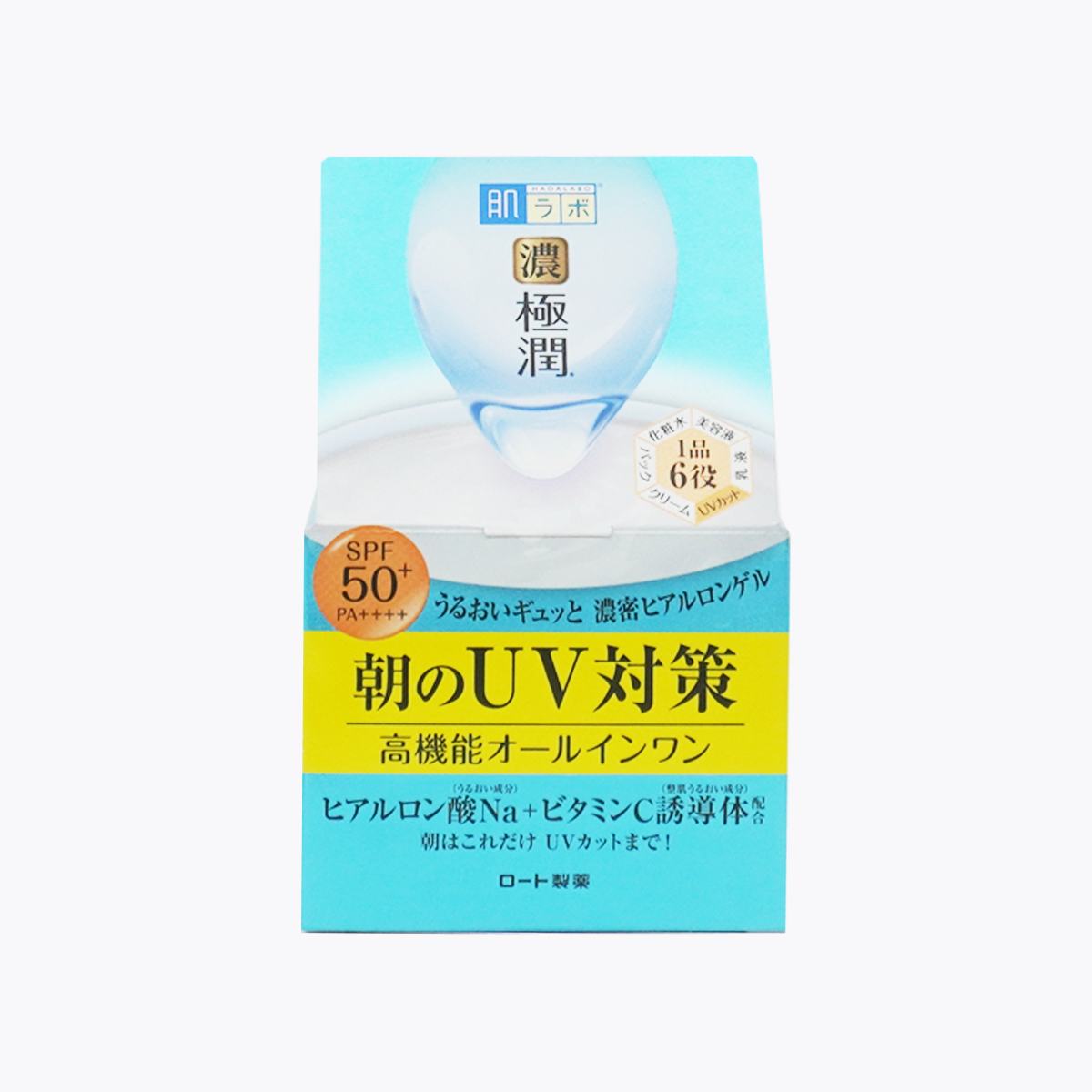 樂敦製藥 肌研 極潤完美多效高保濕凝霜UV 6效合一 防曬凝霜 SPF50+ PA++++ 90g 