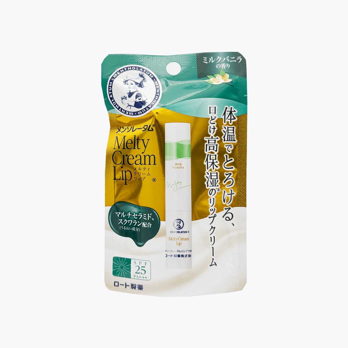 樂敦製藥 曼秀雷敦 MELTY護唇膏 牛奶香草香 2.4g