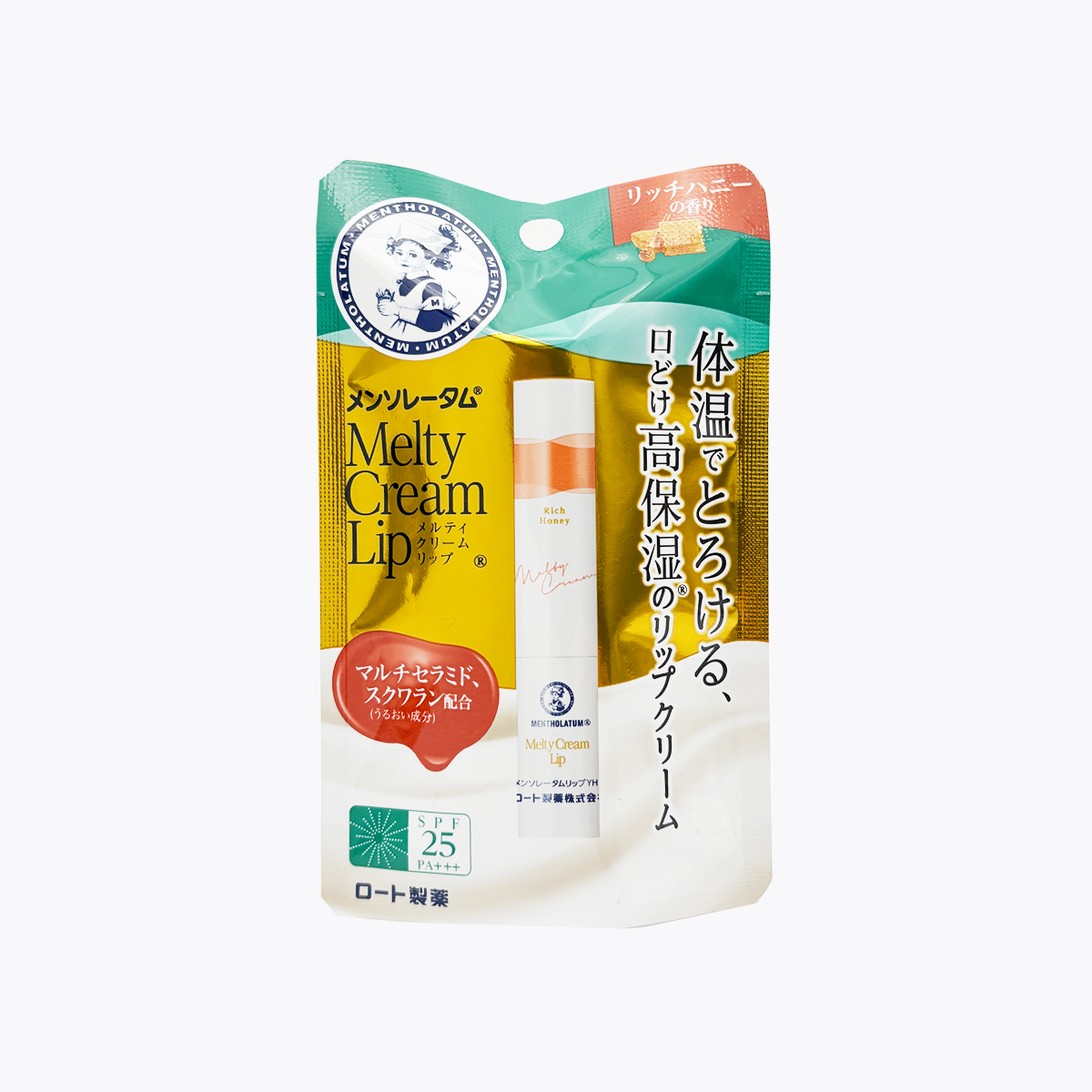 樂敦製藥 曼秀雷敦 MELTY護唇膏 蜂蜜香 2.4g