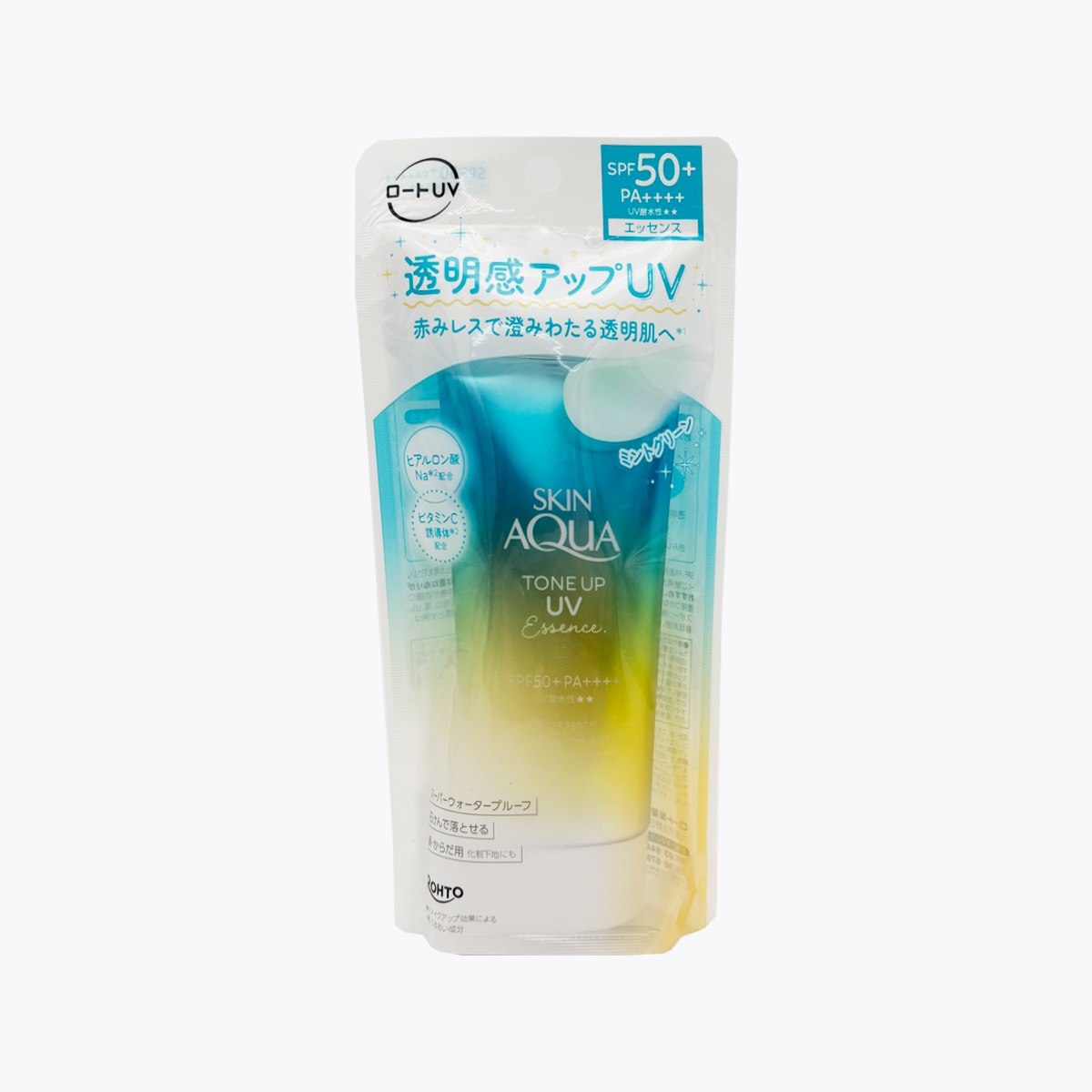 SKIN AQUA 美肌防曬薄荷綠飾底乳SPF50+／PA++++ 80g