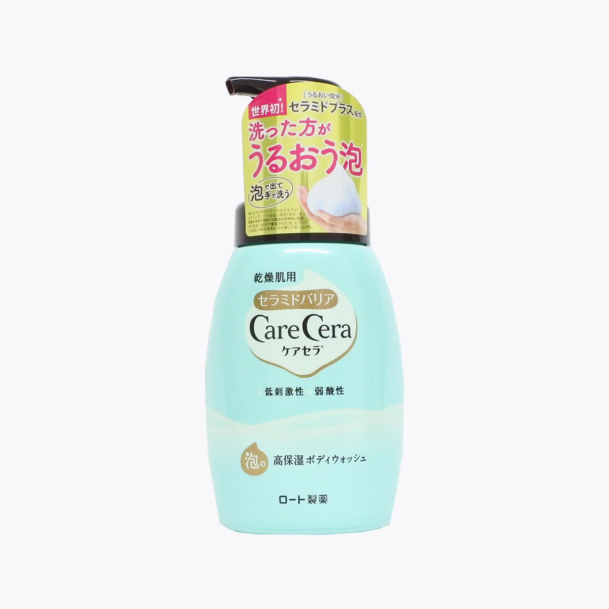 樂敦製藥 CareCera 泡沫高保濕沐浴慕斯 450ml