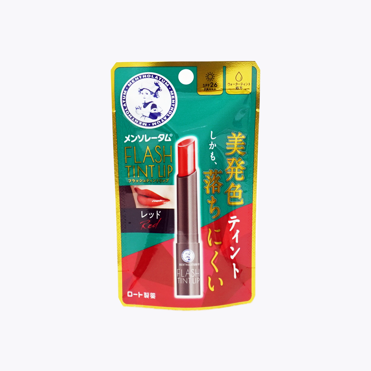 樂敦製藥 曼秀雷敦 Flash Tint Lip 護唇膏(紅色)2g