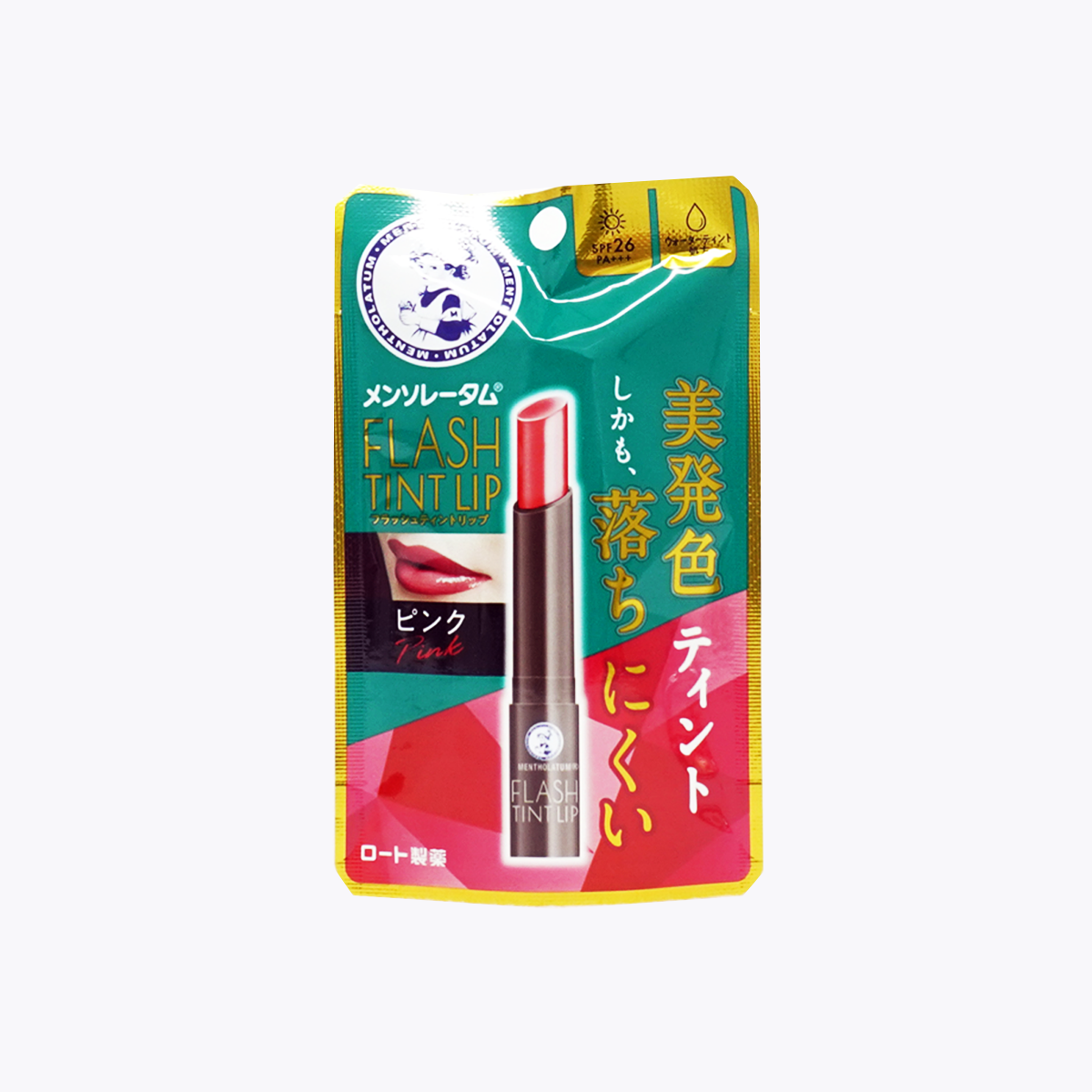 樂敦製藥 曼秀雷敦 Flash Tint Lip 護唇膏(粉色)2g