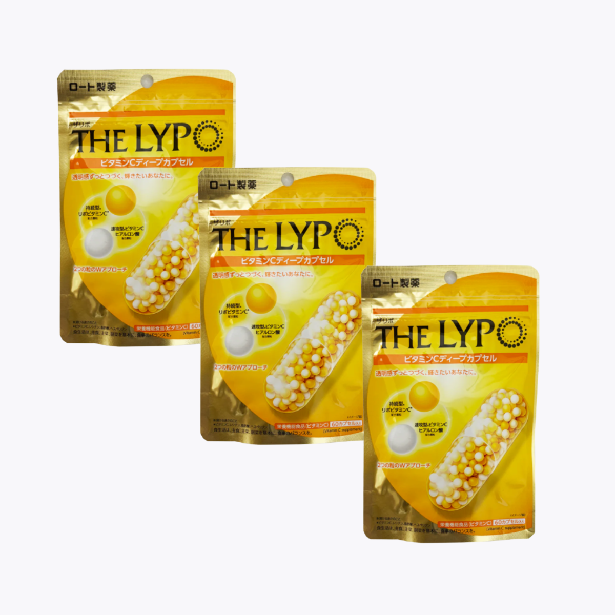 【感謝特賣】【營養機能食品】樂敦製藥 THE LYPO脂質體 VC膠囊 60粒 3個特賣組