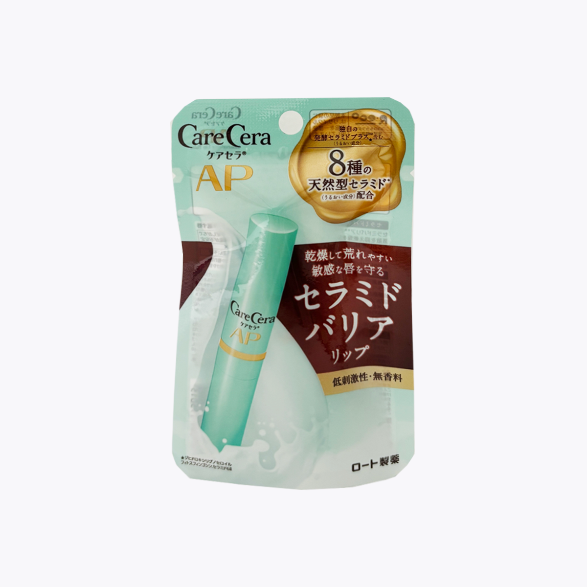 樂敦製藥 CareCera 高保濕修護潤唇膏 護唇膏 2.4g