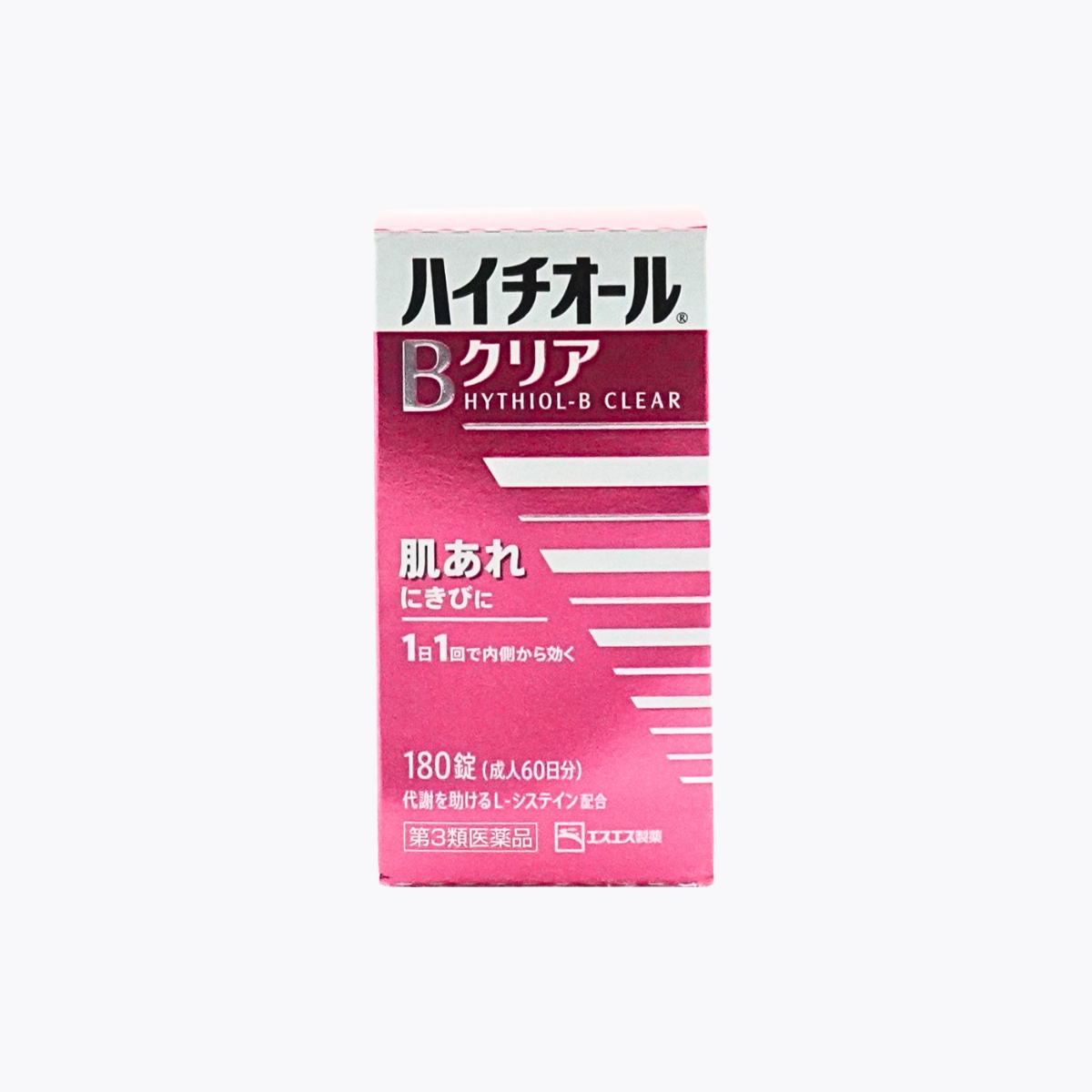 【第3類醫藥品】SS製藥 白兔牌 HYTHIOL-B CLEAR 改善肌膚粗糙 痘痘 口內炎 180錠 60日分