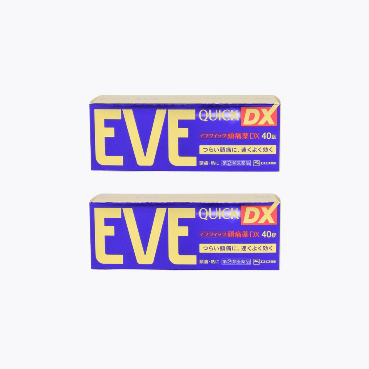 【11.11 TimeSale】【指定第2類醫藥品】白兔牌 SS製藥 EVE QuickDX 速效止痛藥 40錠