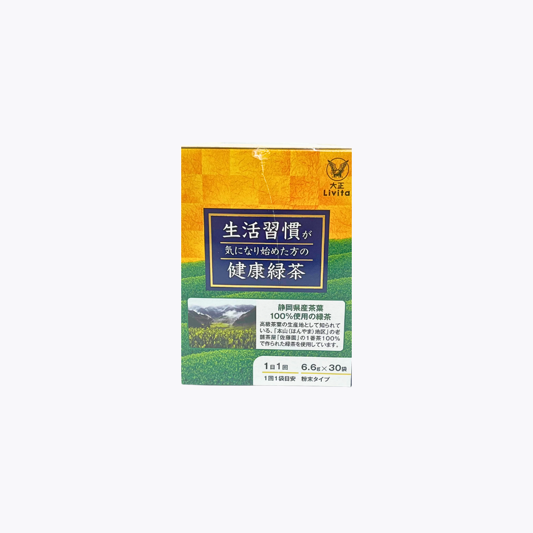 【機能性表示食品】大正製藥 開始在意生活習慣者的健康綠茶 6.6g×30袋