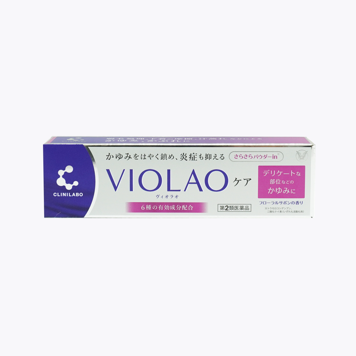 【第2類醫藥品】大正製藥 CLINILABO VIOLAO CARE 改善私密部位搔癢 止癢消炎乳膏 20g