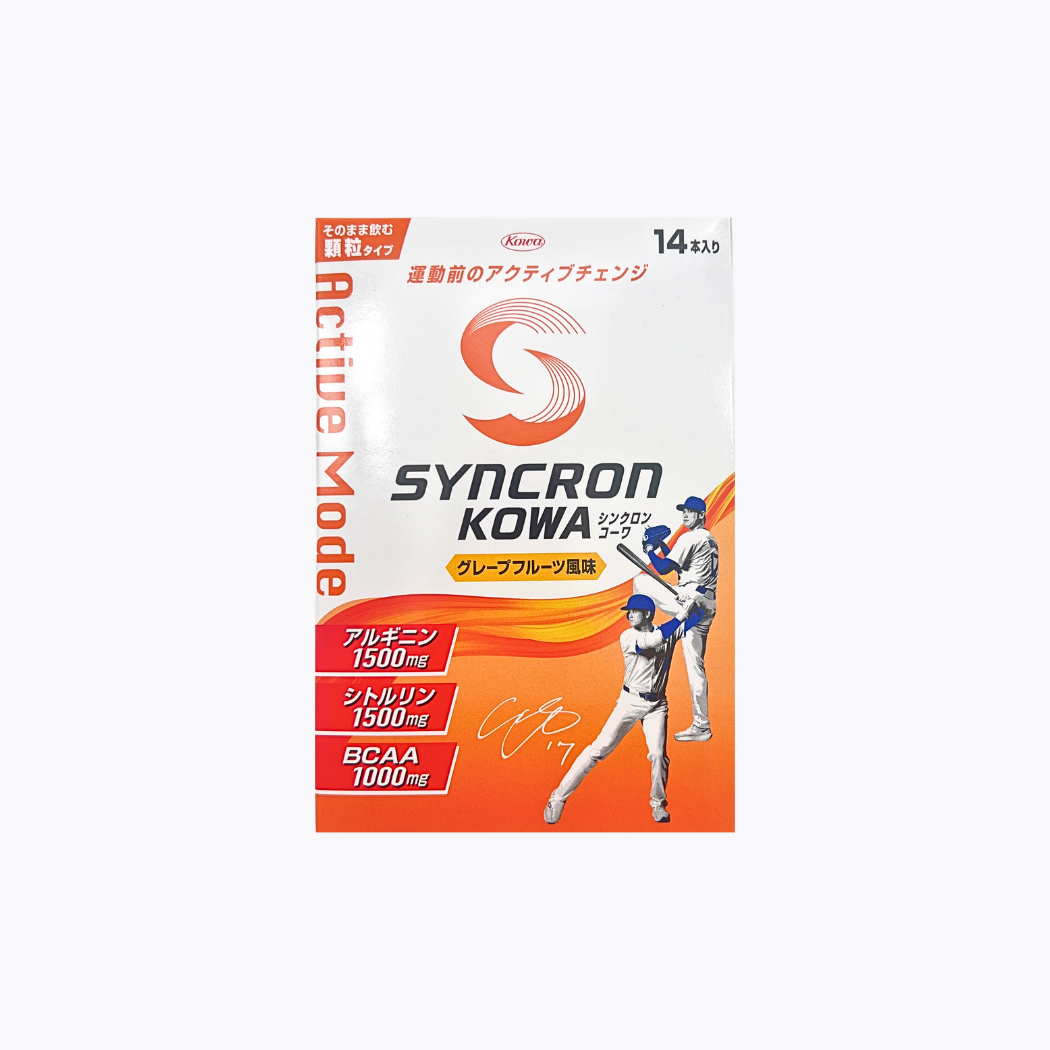 興和 欣克能 SYNCRON KOWA ACTIVE MODE 運動營養補給顆粒 葡萄柚風味 14包入 70g