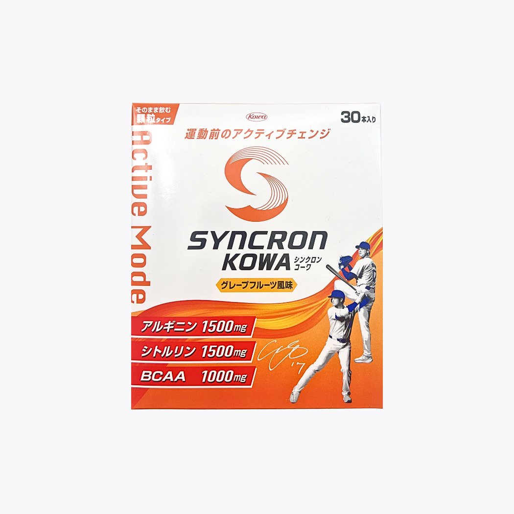 興和 欣克能 SYNCRON KOWA ACTIVE MODE 運動營養補給顆粒 葡萄柚風味 30包入 150g