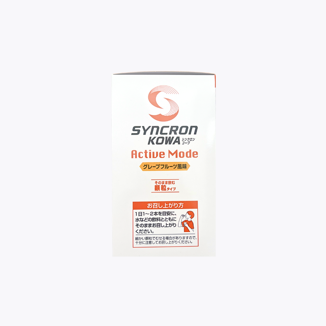 興和 欣克能 SYNCRON KOWA ACTIVE MODE 運動營養補給顆粒 葡萄柚風味 30包入 150g