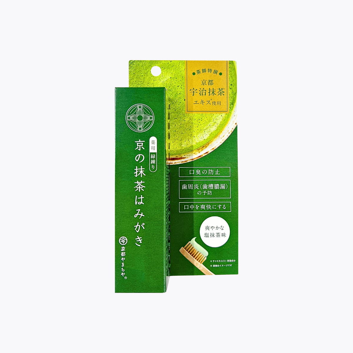 【醫藥部外品】Purasesu製藥 京都町家監製 京抹茶藥用牙膏 藥用綠色牙膏 60g