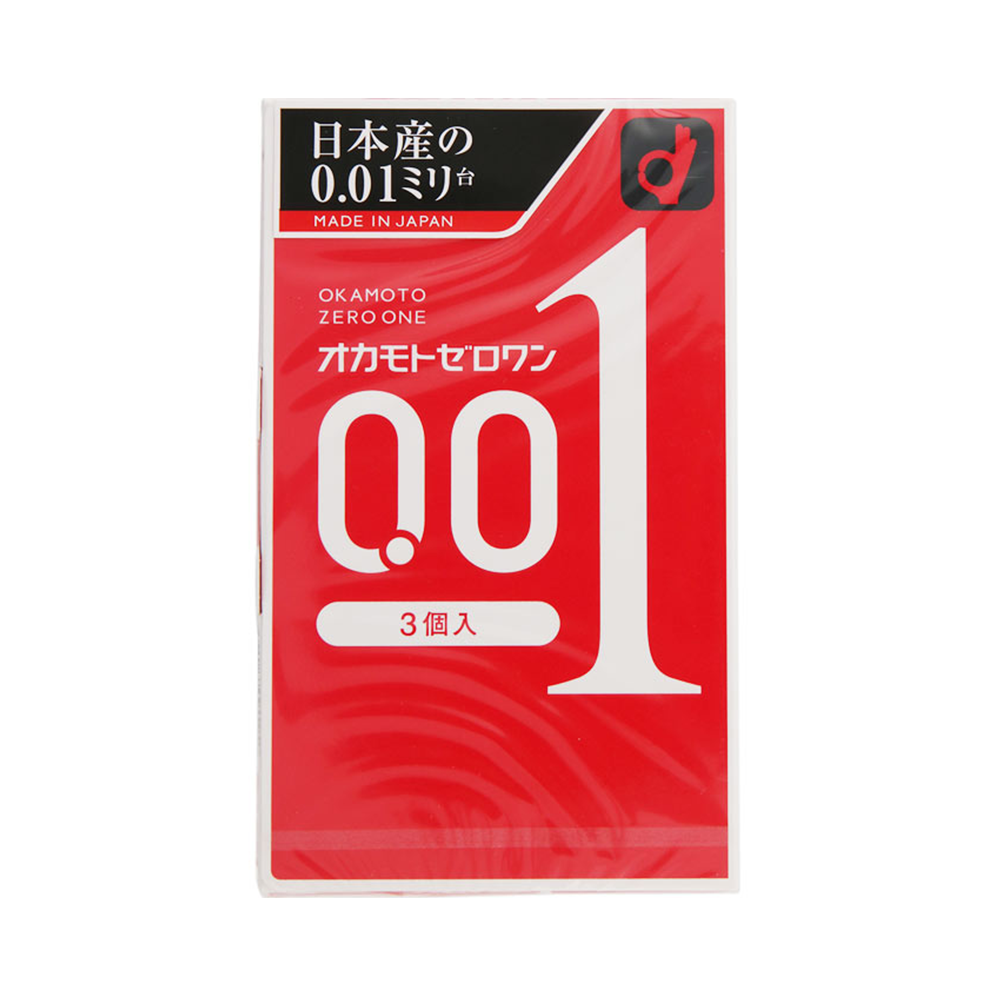 OKAMOTO冈本 0.01超薄避孕套 3个装