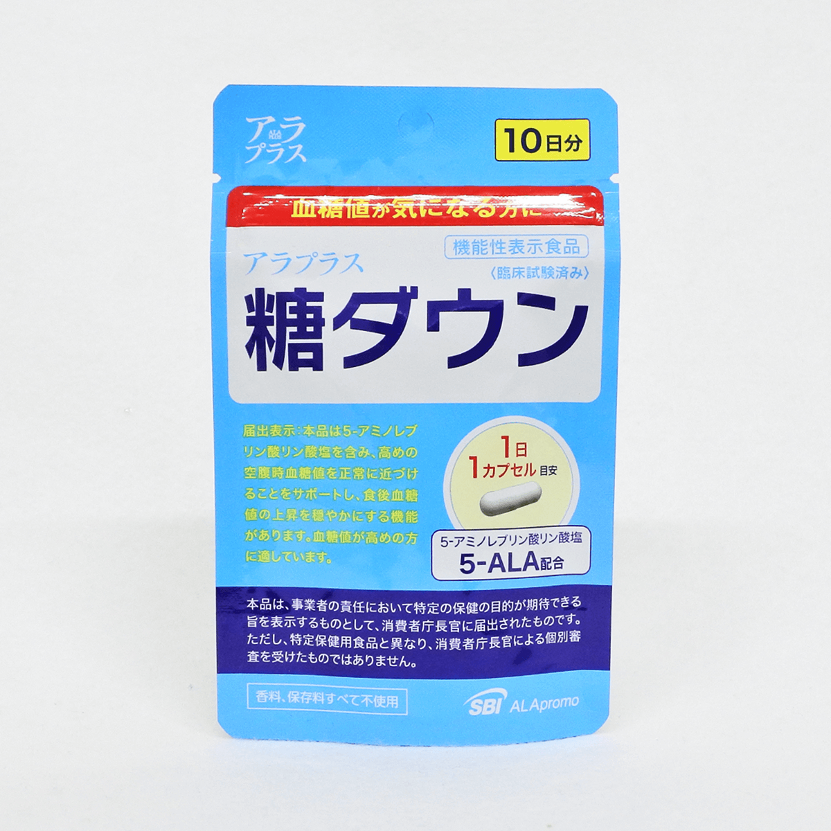 【機能性表示食品】SBI ALAPromo 降糖膠囊 10粒 10天分