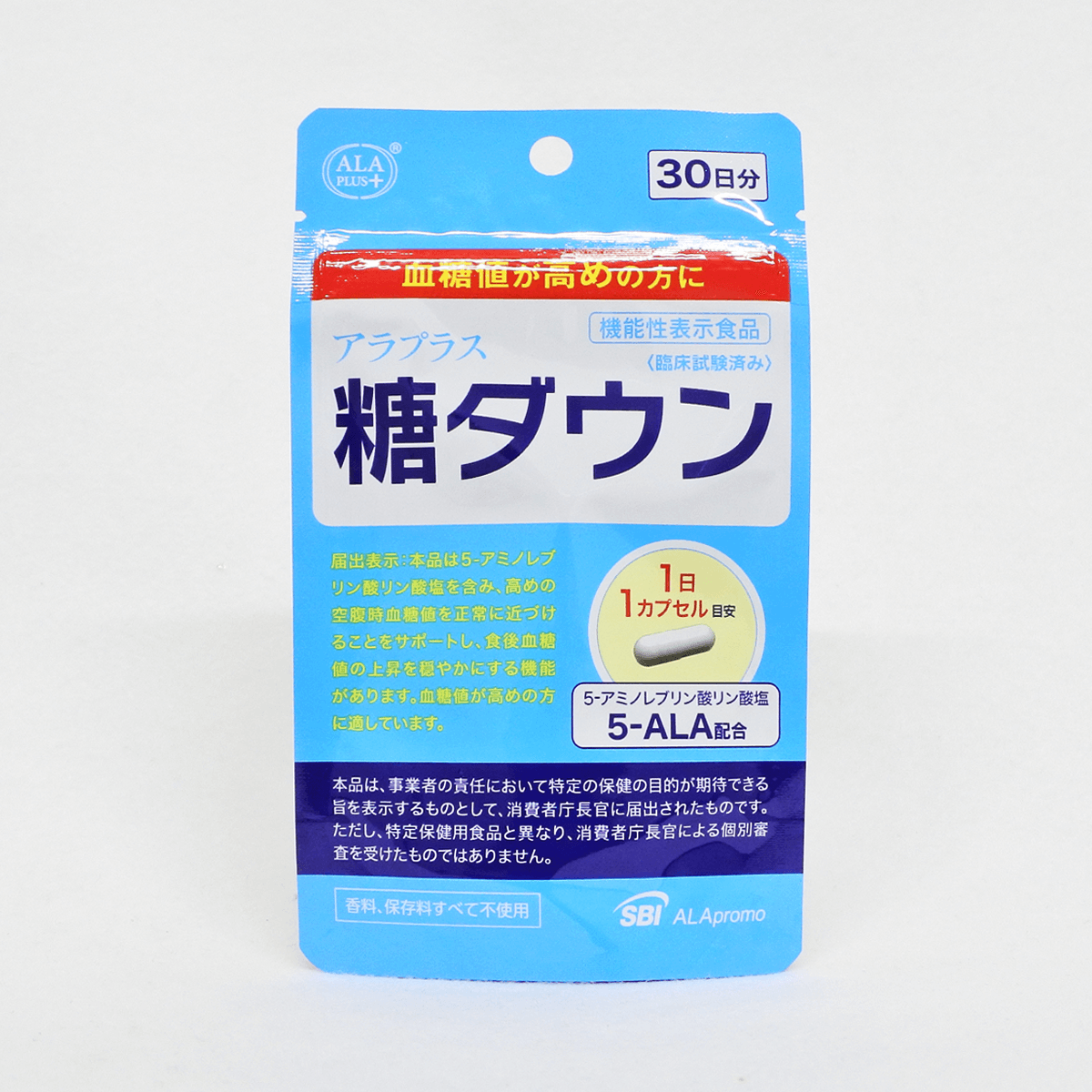 【機能性表示食品】SBI ALAPromo 降糖膠囊 30粒 30天分