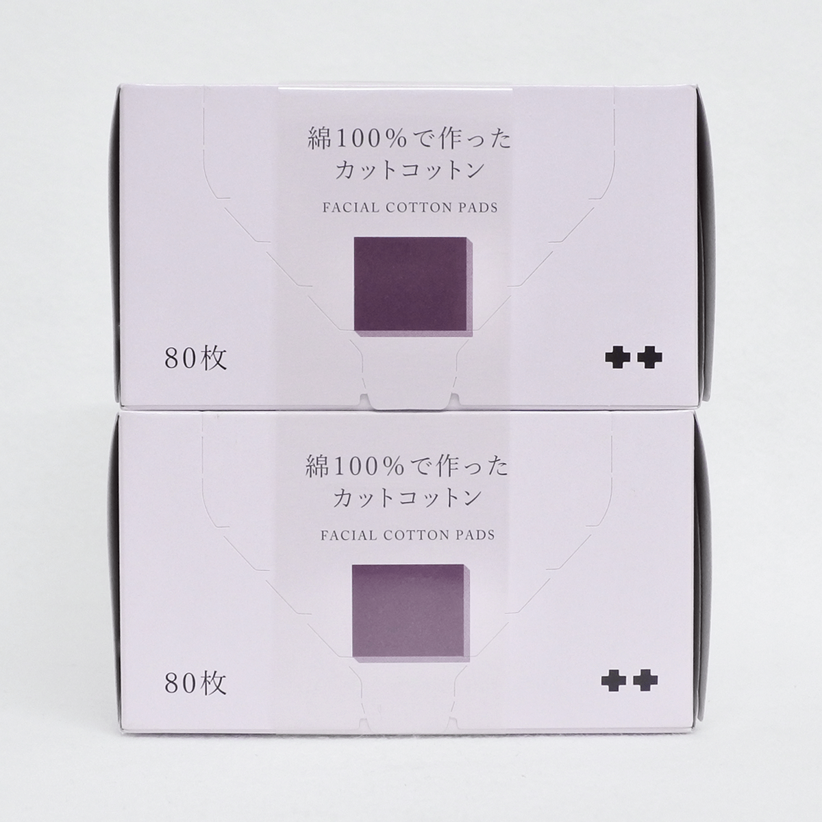 札幌药妆 化妆棉 薄款 80片x2盒