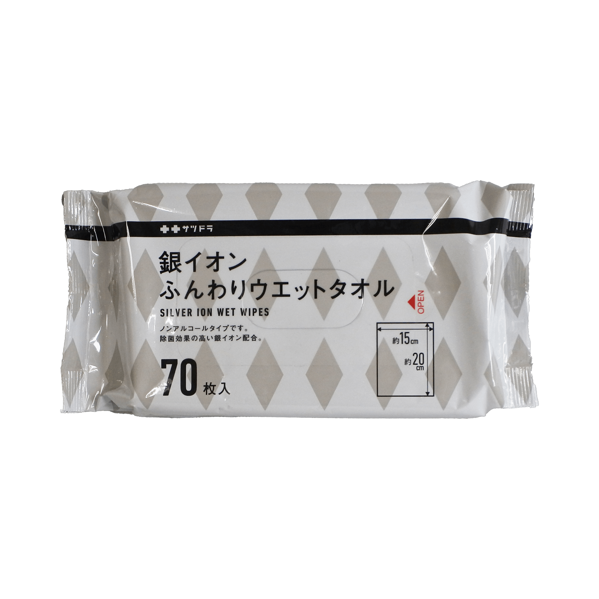 札幌藥妝 銀離子 柔軟濕紙巾 70入