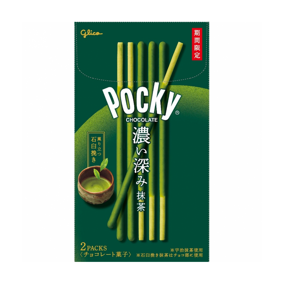 【數量限定 復活】Glico 固力果 POCKY 濃厚抹茶 2袋入