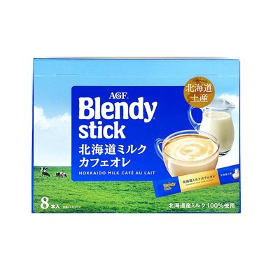味之素 AGF Blendy 北海道牛奶咖啡歐蕾 18gx8本
