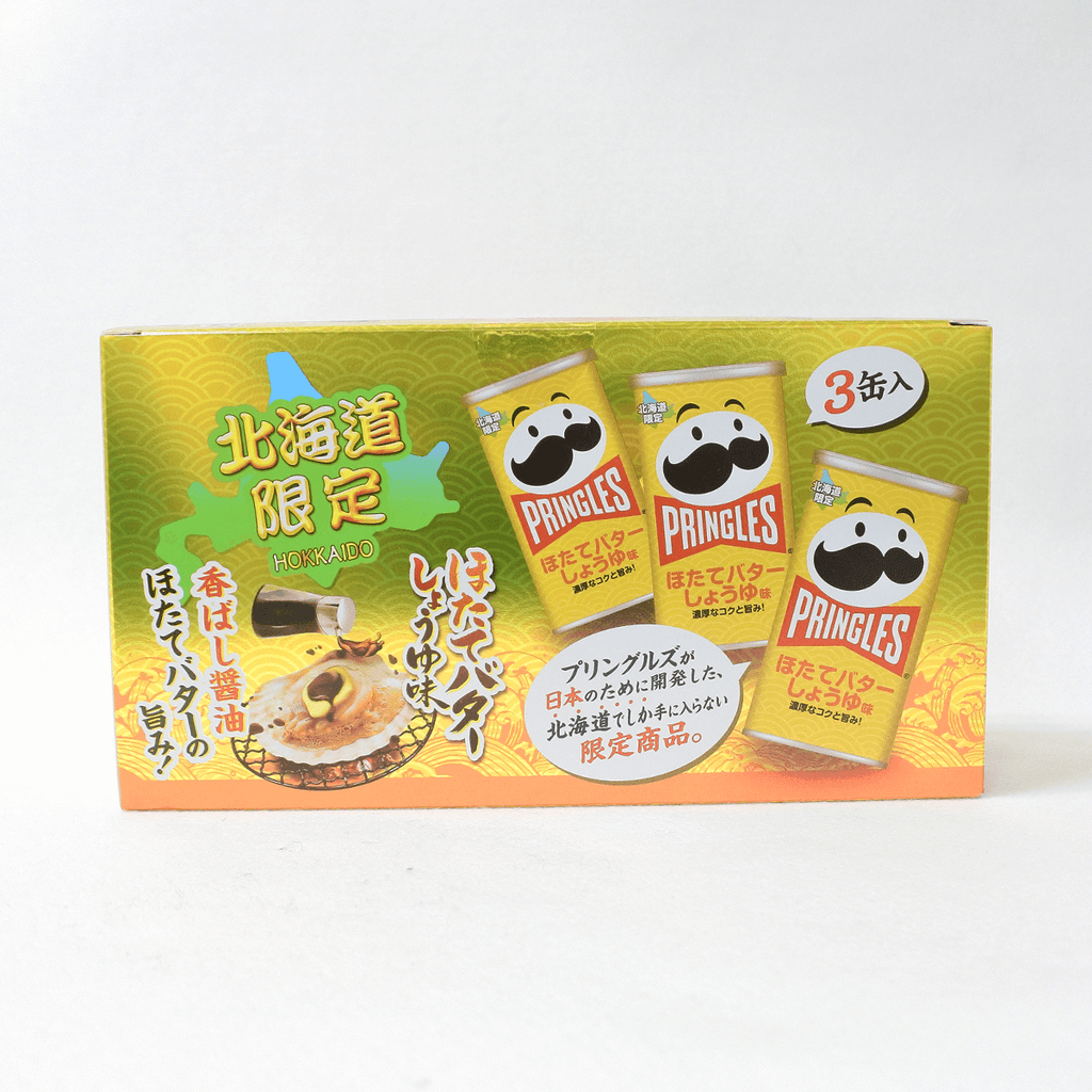【北海道限定】品客洋芋片 奶油醬燒干貝口味 3罐裝