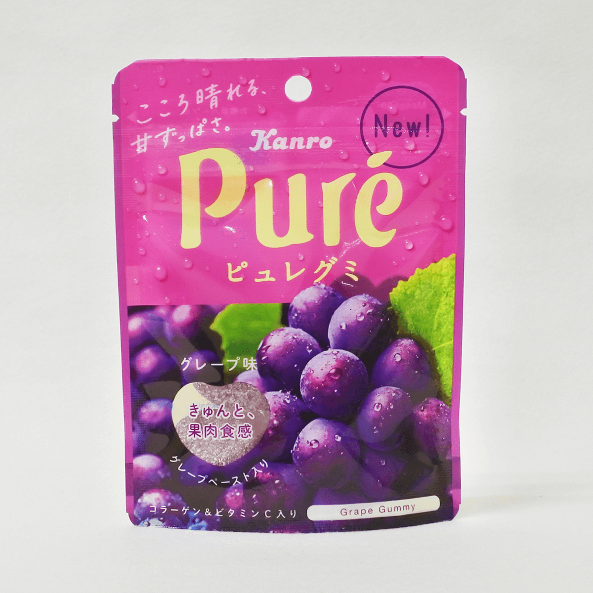 Kanro 甘樂 Pure鮮果實軟糖 葡萄口味