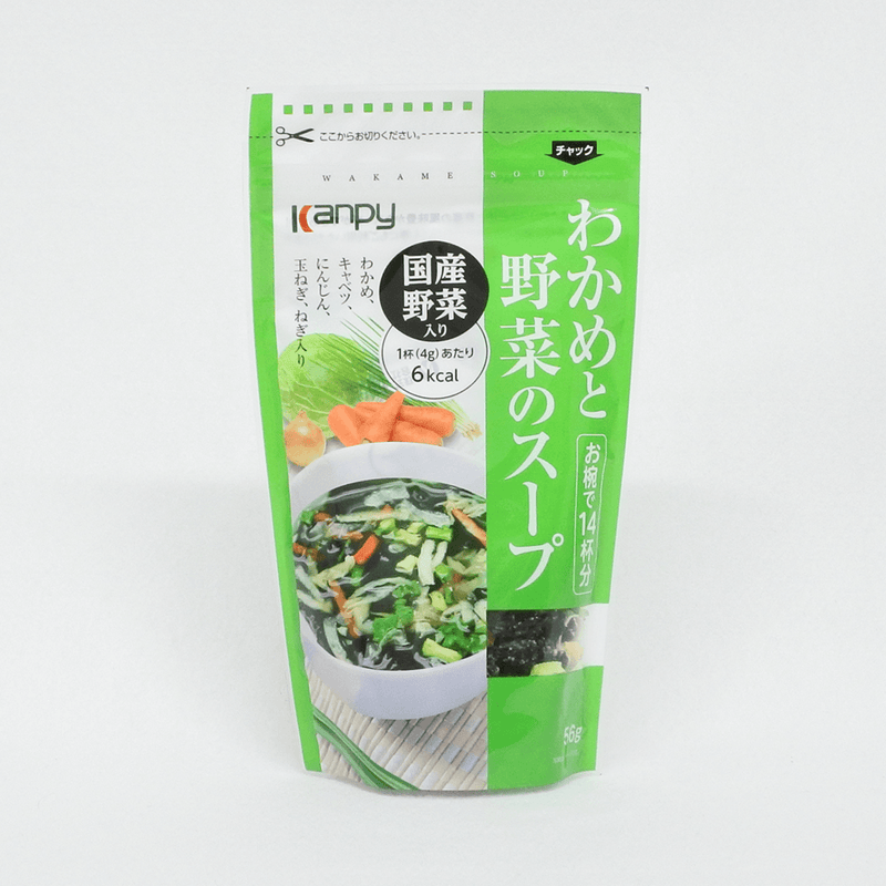 加藤產業 Kanpy 海帶與蔬菜沖泡湯 56g×1袋