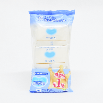 【新商品】牛乳石鹼 無添加肥皂 100g×3個