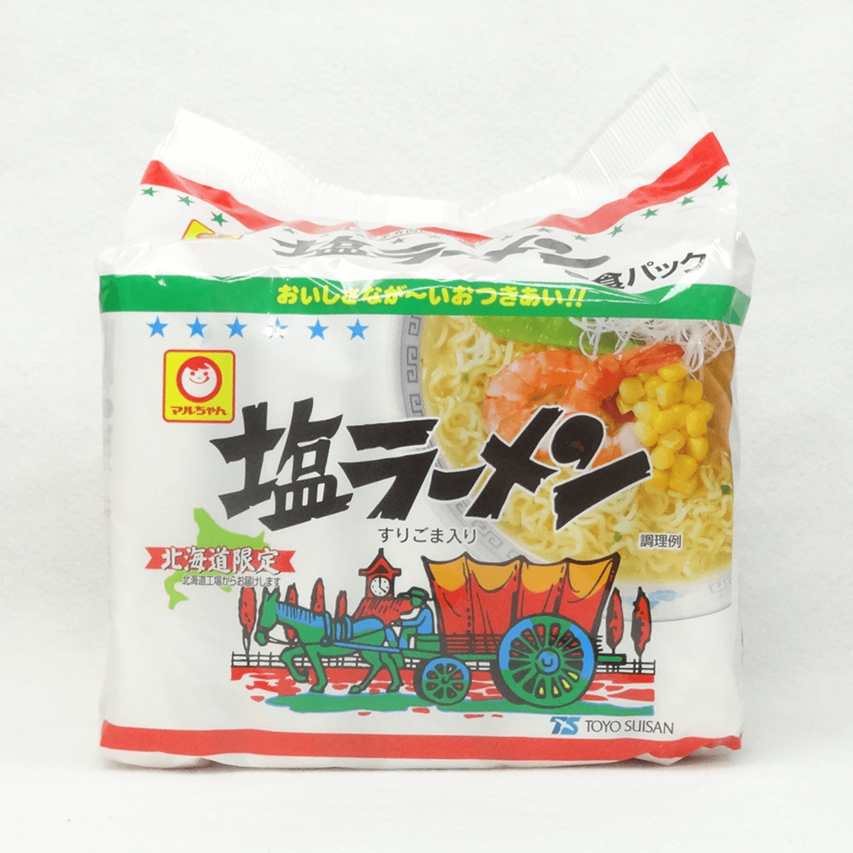 東洋水產 MARUCHAN 鹽味拉麵 5包入 94ｇ×5 北海道限定