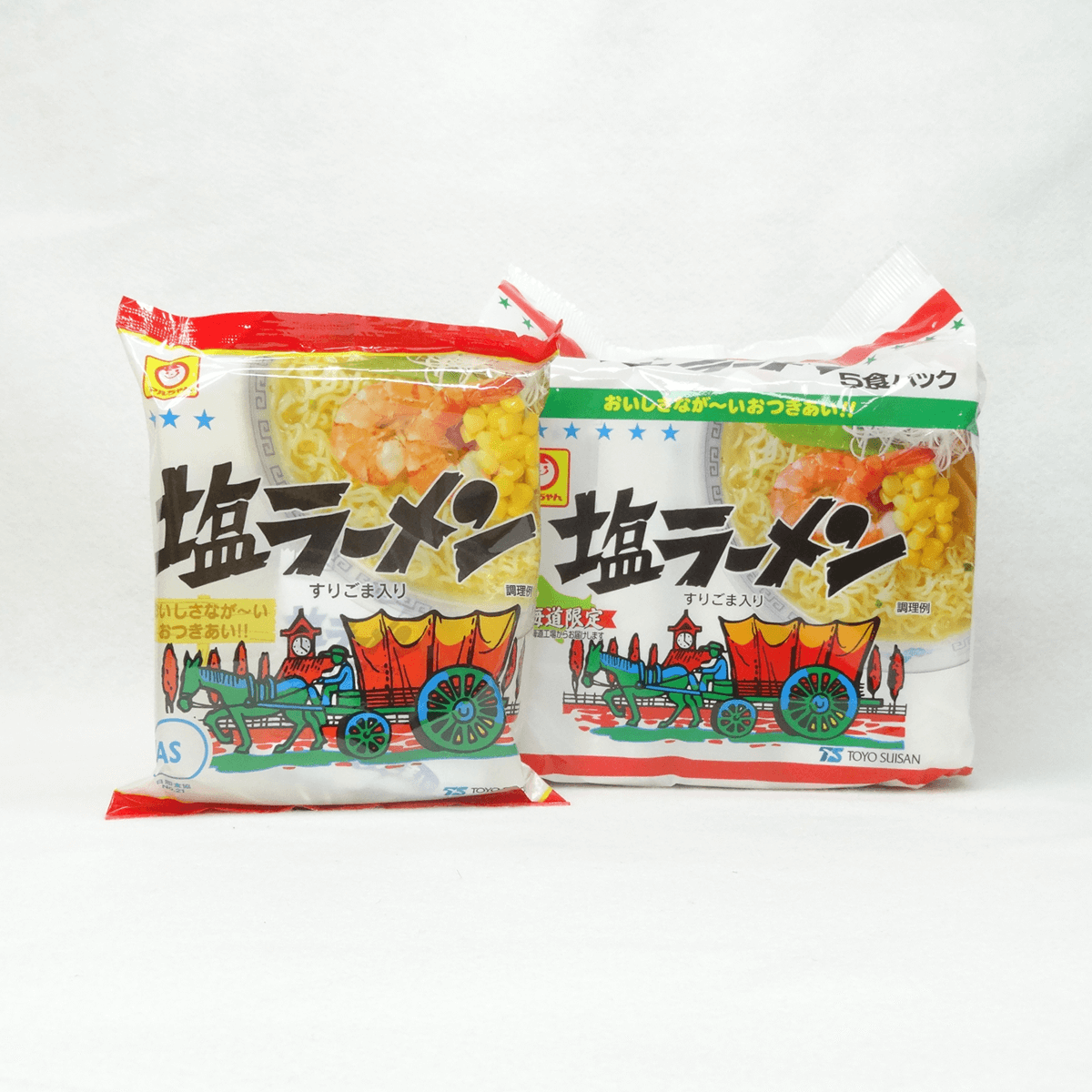 东洋水产 拉面 盐味 5包装 94ｇ×5 北海道限定