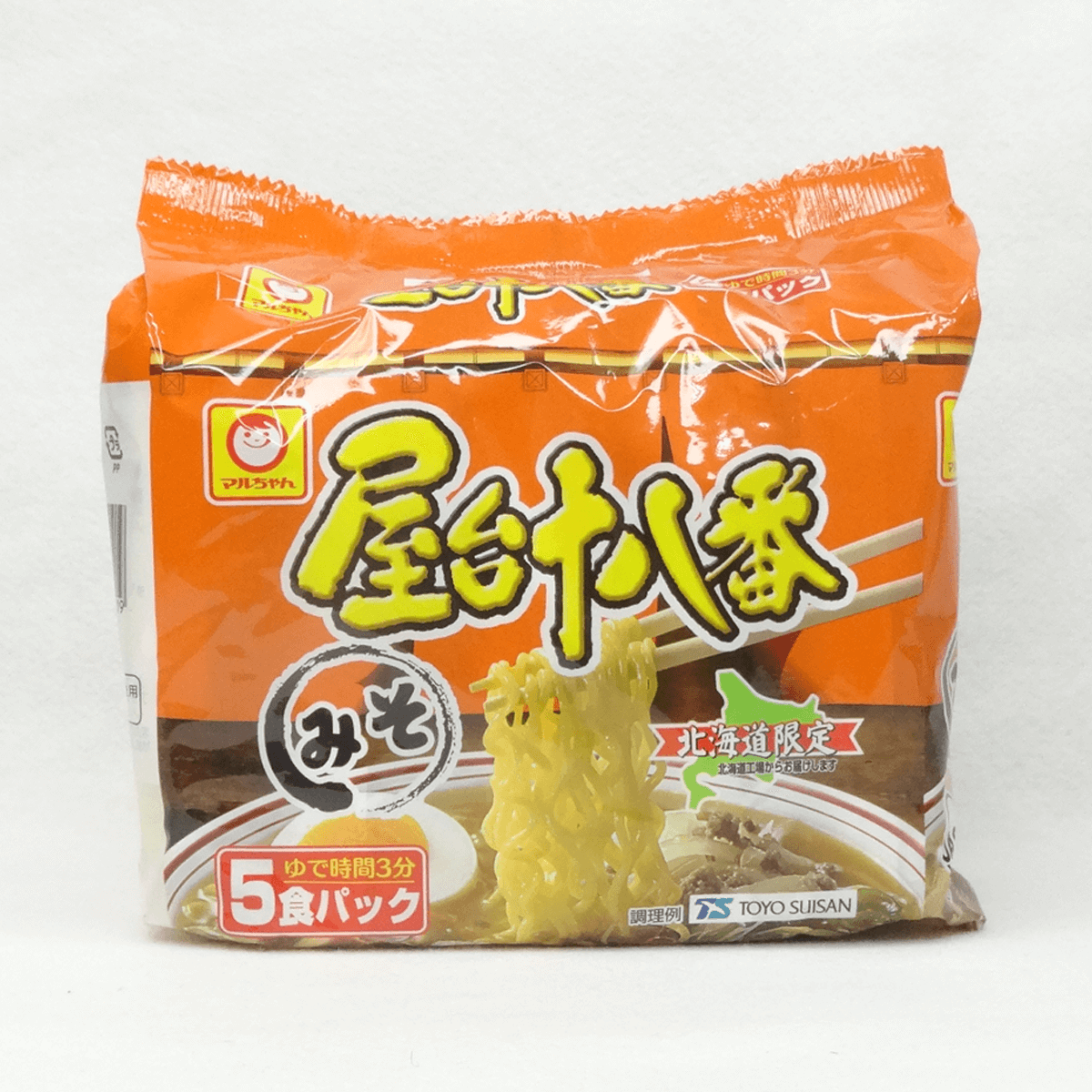 東洋水產 MARUCHAN 屋台十八番 味噌拉麵 5包入 92gX5 北海道限定