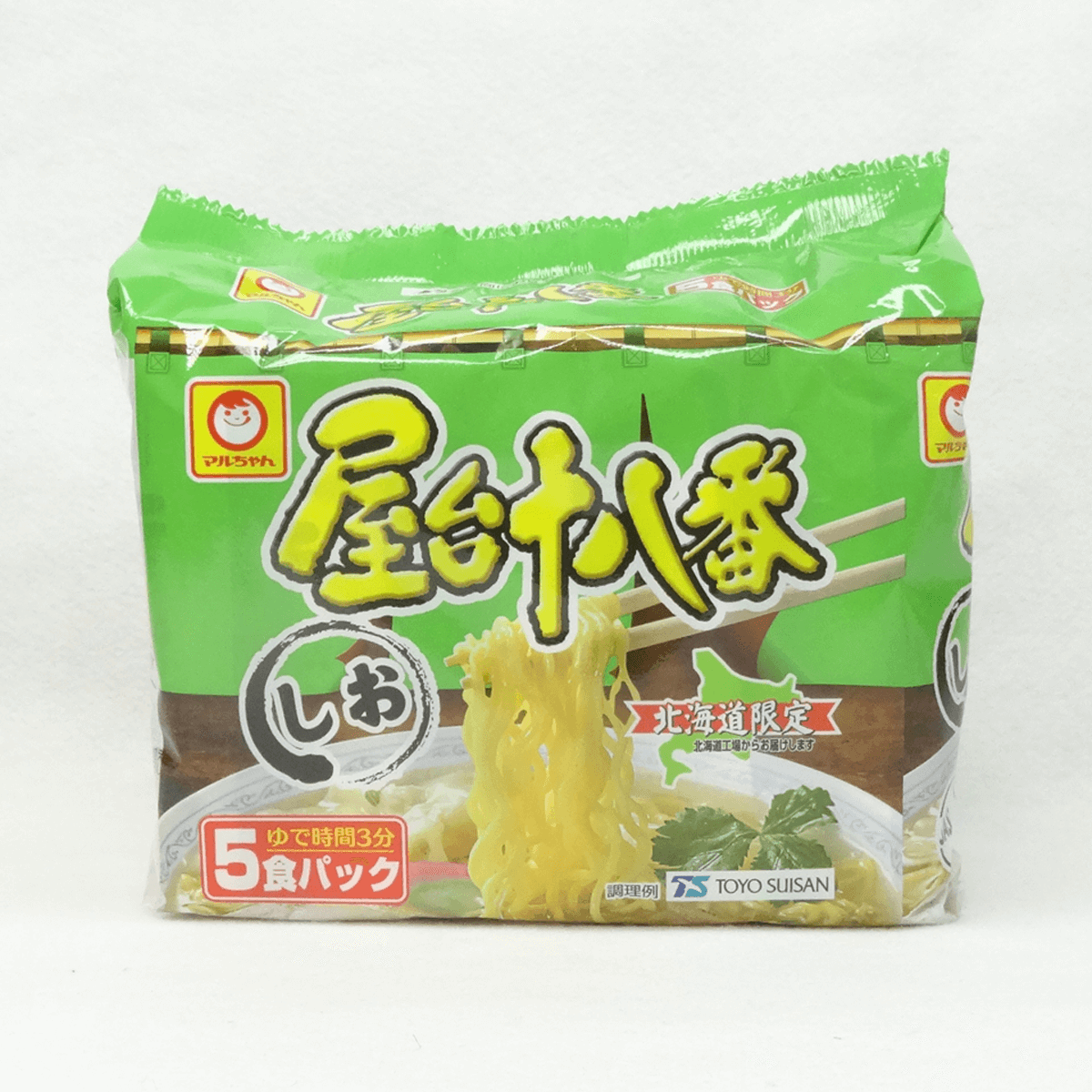 東洋水產 MARUCHAN 屋台十八番 鹽味拉麵 5包入 92gX5 北海道限定