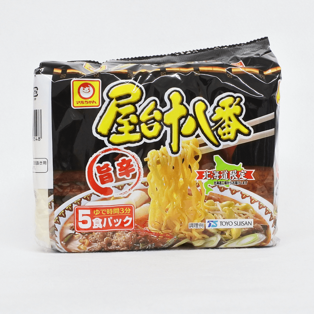 東洋水產 MARUCHAN 北海道限定 屋台十八番 蒜辣拉麵 5包入